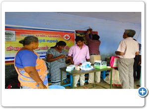 FREE BLOOD IDENTIFICATIO CAMP ORGANIZED BY HEALTH CLUB AND IQAC AT KOTTAIVILAIPATTY ADOPTED VILLAGE.