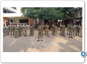 N.C.C CADETS PARADE ON REPUBLIC DAY CELEBRATION 